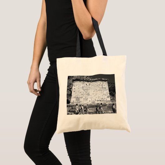 Tote Bag Grèce Delphi Trésorerie athénienne 1970 (Devant (produit))