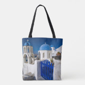 Tote Bag Grèce et île grecque de Santorin ville d'Oia 3 (Dos)