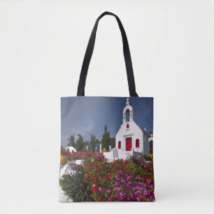 Tote Bag Grèce, Mykonos, Jolie petite chapelle au