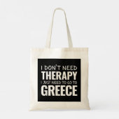 Tote Bag Grèce pour cadeau souvenir grec pour la Grèce Voya (Dos)
