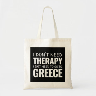 Tote Bag Grèce pour cadeau souvenir grec pour la Grèce Voya