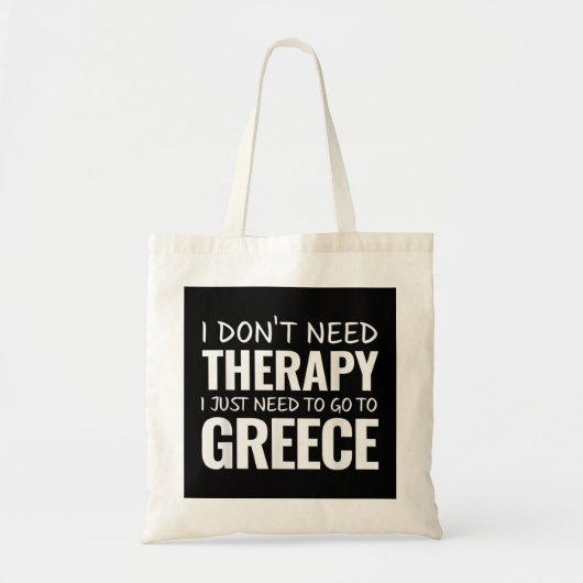 Tote Bag Grèce pour cadeau souvenir grec pour la Grèce Voya (Devant)
