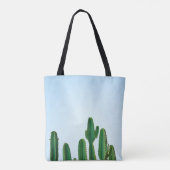 Tote Bag Green cactus plant in white background (Dos)