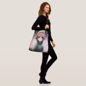 Tote Bag green cap (Sur le modèle)