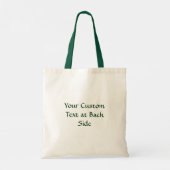 Tote Bag Green crab Celtic Knot (Dos)