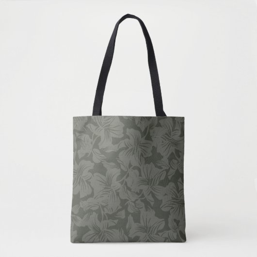 Tote Bag Green Floral seamless pattern backgroundabstract, (Devant)