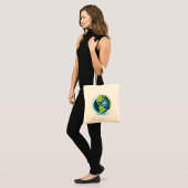 Tote Bag Green Globe
