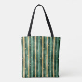 Tote Bag Green Gold Shamrock St. Patrick's Day (Dos)