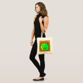 Tote Bag Green Jack olantern Halloween Thunder_Cove (Devant (modèle))