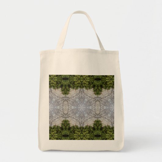 Tote Bag Green Moss & Nature Earth Art (Devant)