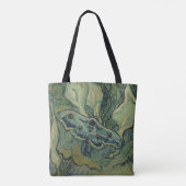 Tote Bag Green Peacock (Empereur) Moth de Vincent van Gogh (Dos)