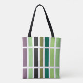 Tote Bag Green purple Black Hues (Dos)