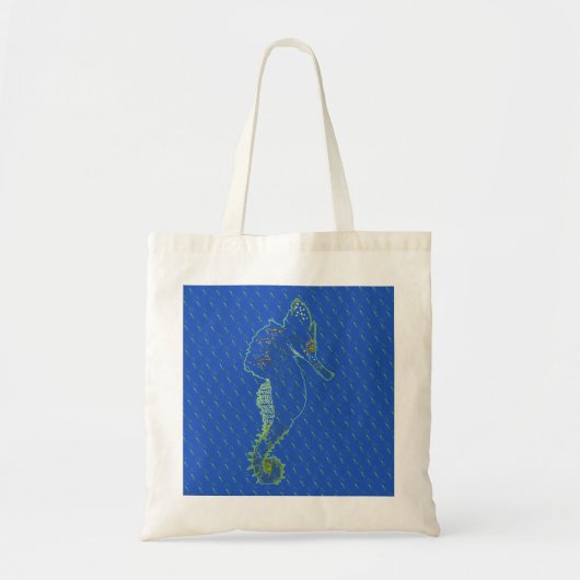 Tote Bag Green Sea Horse Fourre-tout (Devant)