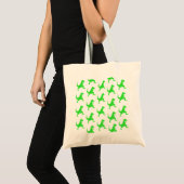 Tote Bag Green t-rex (Devant (produit))