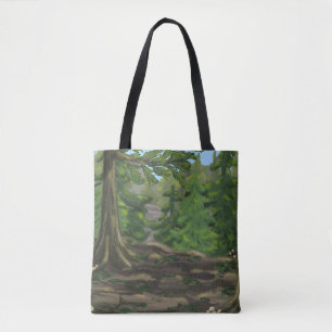 Tote Bag Green Woods