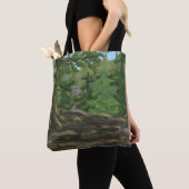 Tote Bag Green Woods (De près)