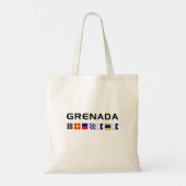 Tote Bag Grenade Nautique Pavillon Maritime (Dos)