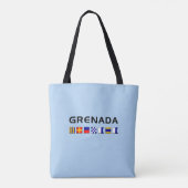 Tote Bag Grenade Nautique Pavillon Maritime (Dos)