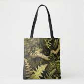 Tote Bag Grenouille Art Nouveau hollandaise dans l'arbre (Devant)