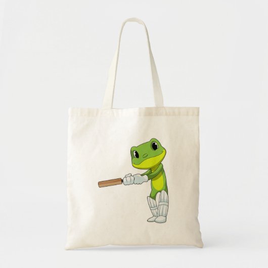 Tote Bag Grenouille au cricket avec chauve-souris de cricke (Devant)