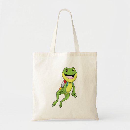 Tote Bag Grenouille avec Jetpack (Devant)