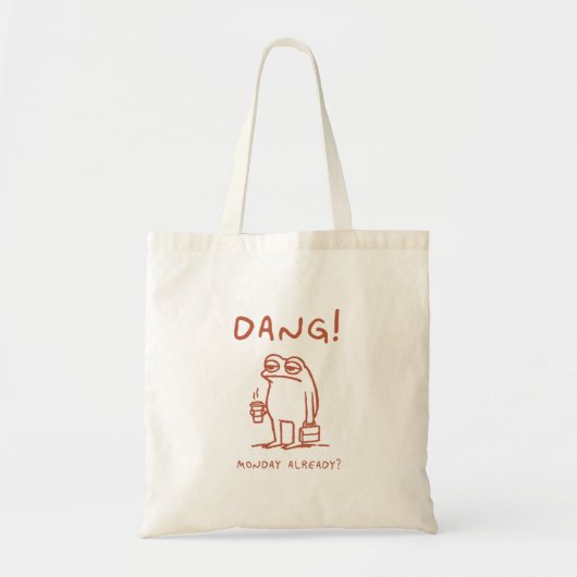 Tote Bag Grenouille blues du lundi (Devant)