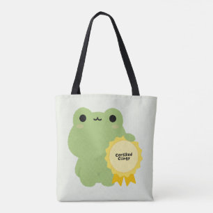 Tote Bag Grenouille Collante Certifiée