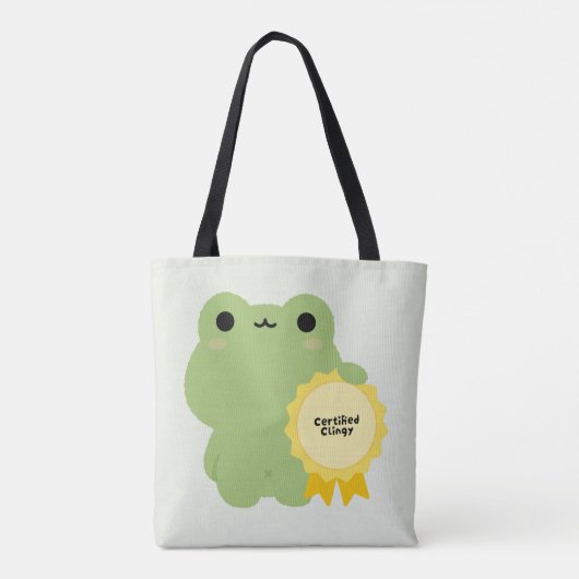 Tote Bag Grenouille Collante Certifiée (Dos)