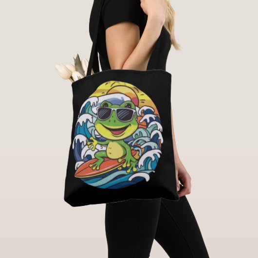 Tote Bag Grenouille cool (De près)