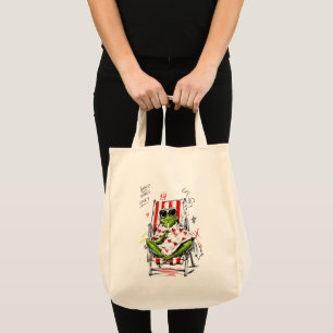 Tote Bag Grenouille Cool Vibes Positives Uniquement Lunette