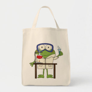 Tote Bag Grenouille dans le laboratoire de la Science