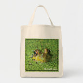 Tote Bag Grenouille dans les algues vertes (Devant)