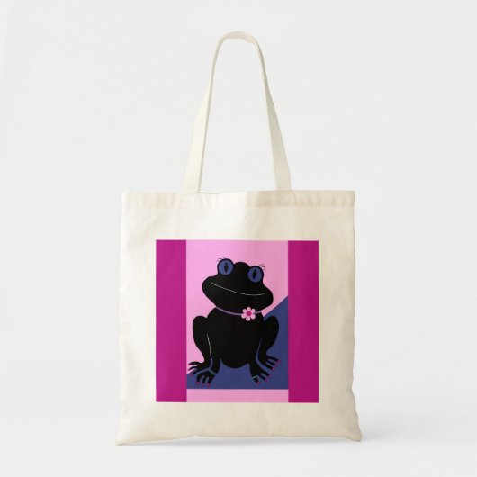 Tote Bag Grenouille de la paix (Devant)