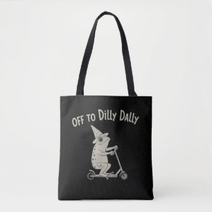 Tote Bag Grenouille Dilly Dallying Née Pour Dilly Dally Sil