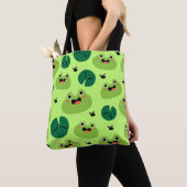 Tote Bag Grenouille drôle (De près)