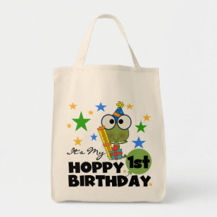 Tote Bag Grenouille Hoppy 1er Anniversaire T-shirts et cade