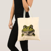 Tote Bag Grenouille joyeuse, Amateurs de grenouilles (Devant (produit))