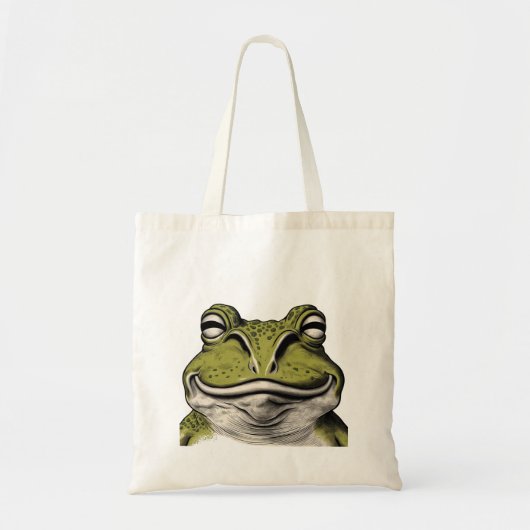 Tote Bag Grenouille joyeuse, Amateurs de grenouilles (Devant)