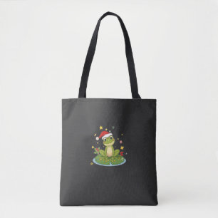 Tote Bag Grenouille Joyeuse de Fête - Jolie Grenouille de N