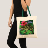 Tote Bag Grenouille léopard (Devant (produit))