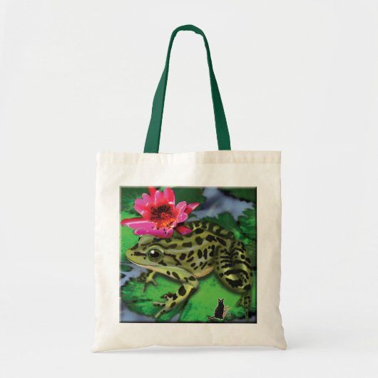 Tote Bag Grenouille léopard (Devant)