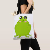 Tote Bag Grenouille mignonne drôle (De près)