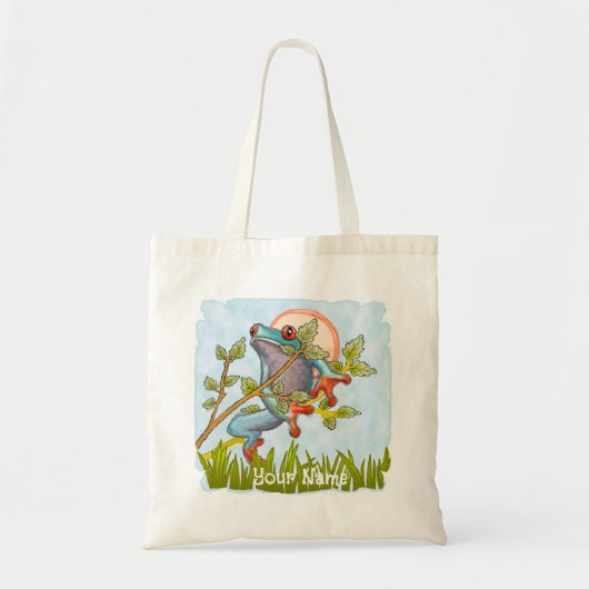 Tote Bag Grenouille qui se cache (Devant)