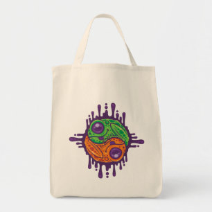 Tote Bag Grenouille séchée Trippy Yin Yang