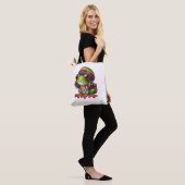 Tote Bag Grenouille super avec Dreads (Sur le modèle)