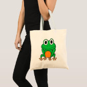 Tote Bag Grenouille verte (Devant (produit))