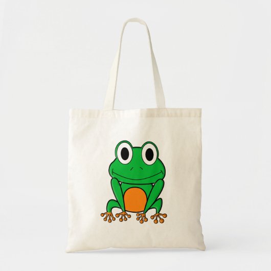 Tote Bag Grenouille verte (Devant)