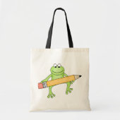 Tote Bag Grenouille verte avec des T-shirts et des cadeaux (Devant)