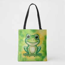 Grenouille verte mignonne