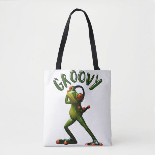 Tote Bag Grenouille verte super